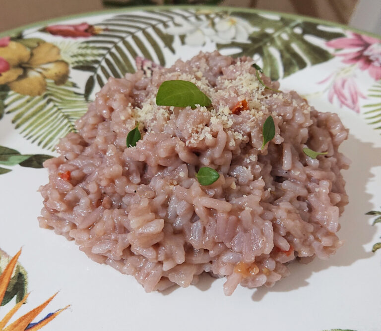 Risotinho de Tomate Cereja e Vinho Tinto ⭐