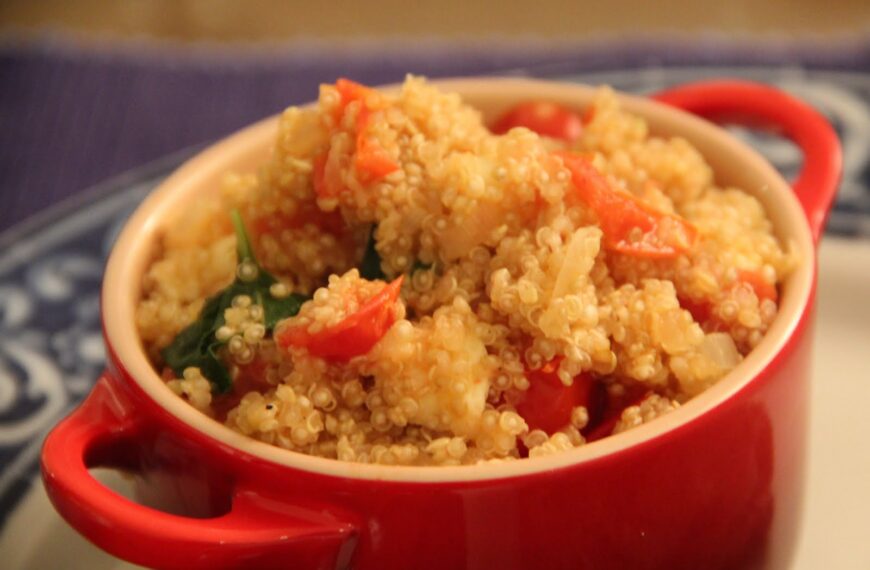 Risotto de Quinoa com Tomate