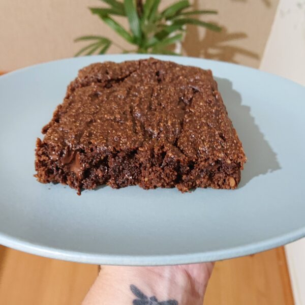 Brownie de Banana e Pasta de Amendoim ⭐