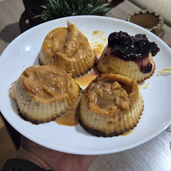 Pudim protéico de doce de leite ⭐