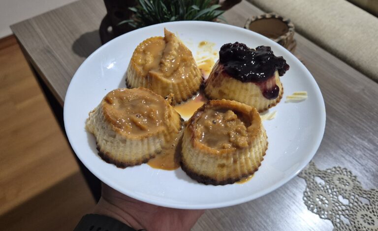 Pudim protéico de doce de leite ⭐